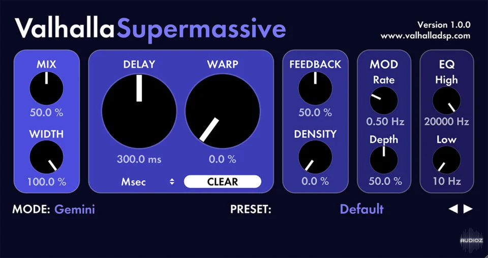 Valhalla DSP Valhalla Supermassive v4.0.0 Win MacOS [FREE]